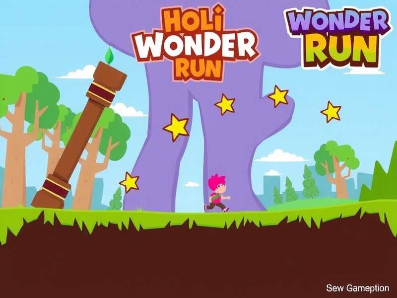 Holi Wonder Run gameplay mechanics